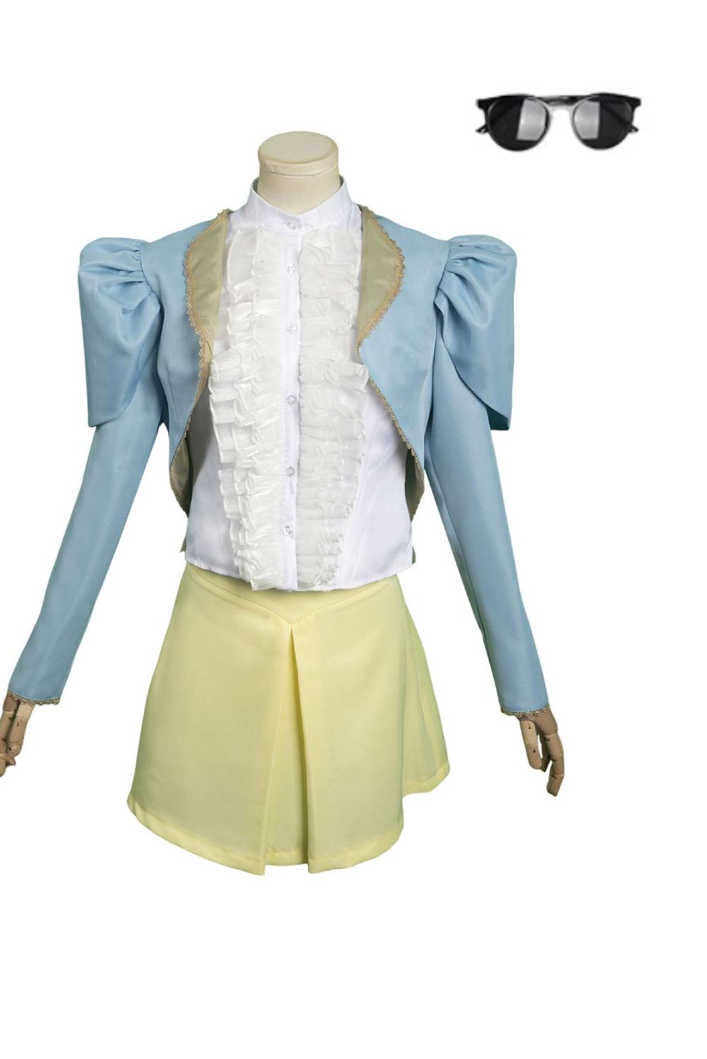 Poor Things Bella Baxter Blue Cosplay Costume Outfits Halloween Carnival Suit
