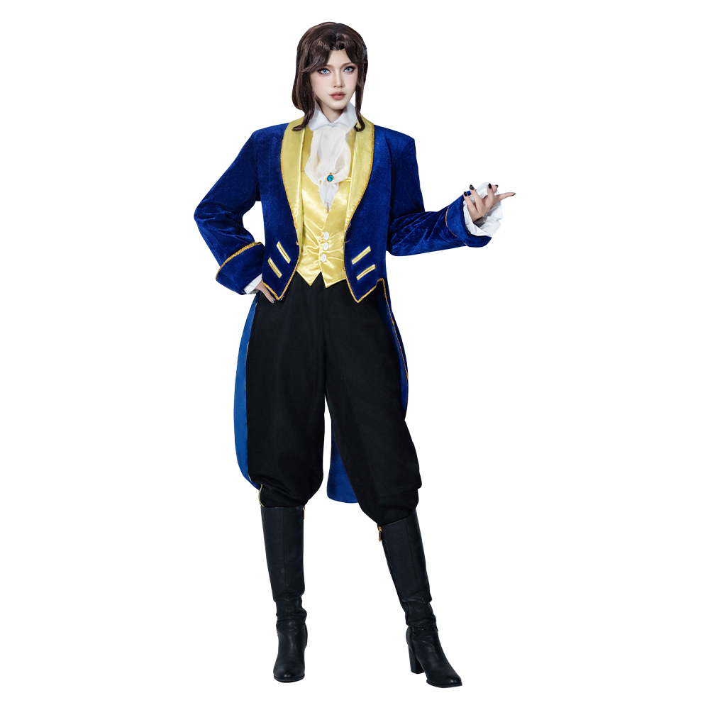 Prince Beast Outfits Halloween Carnival Suit Cosplay Costume