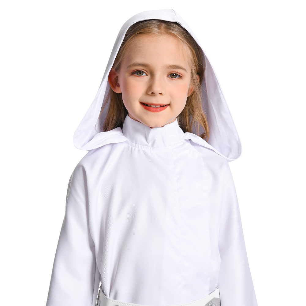 Princess Leia Kids Halloween Carnival Suit  Cosplay Costume