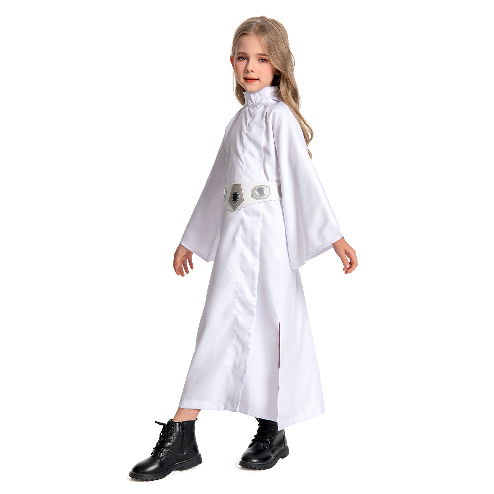 Princess Leia Kids Halloween Carnival Suit  Cosplay Costume