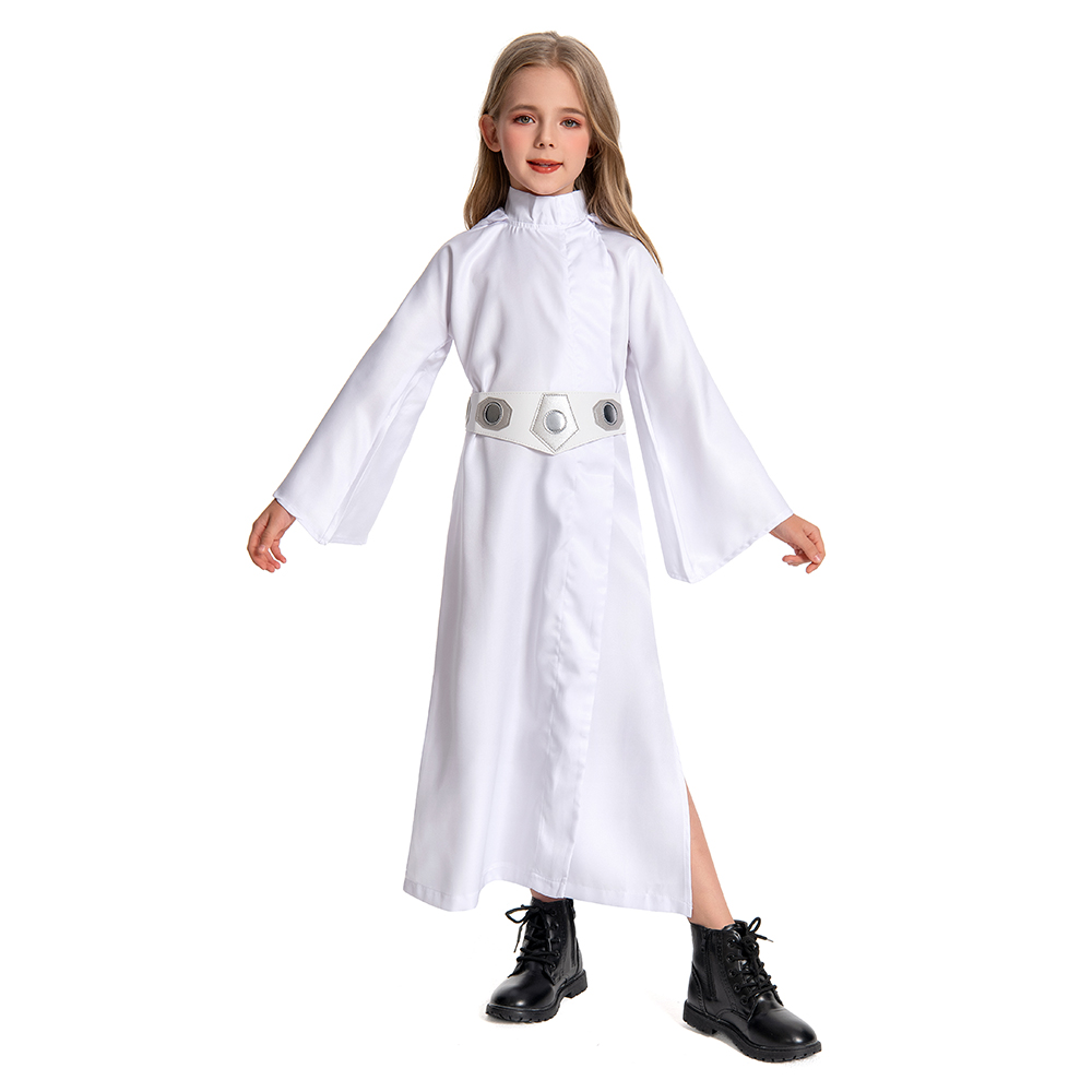 Princess Leia Kids Halloween Carnival Suit  Cosplay Costume