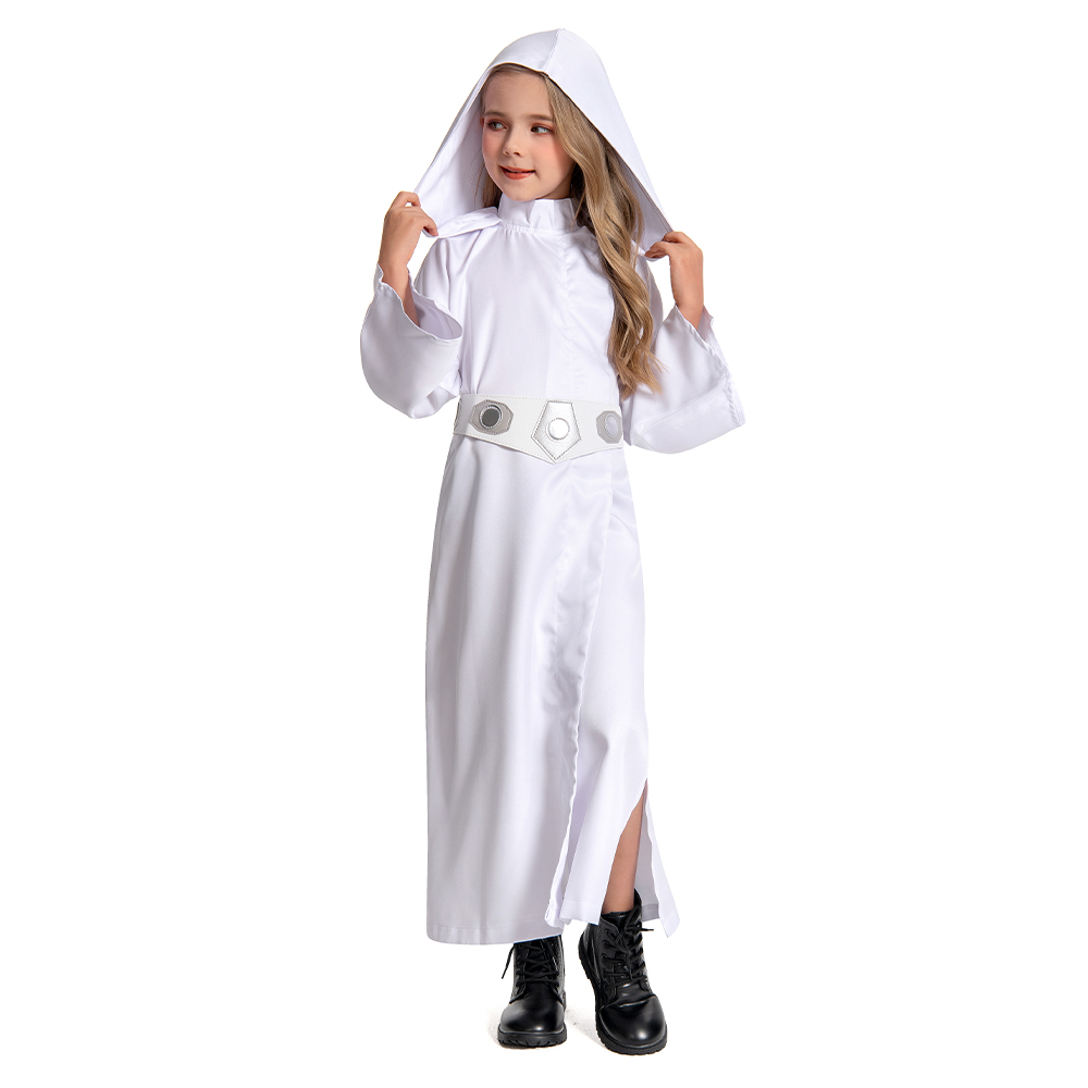 Princess Leia Kids Halloween Carnival Suit  Cosplay Costume