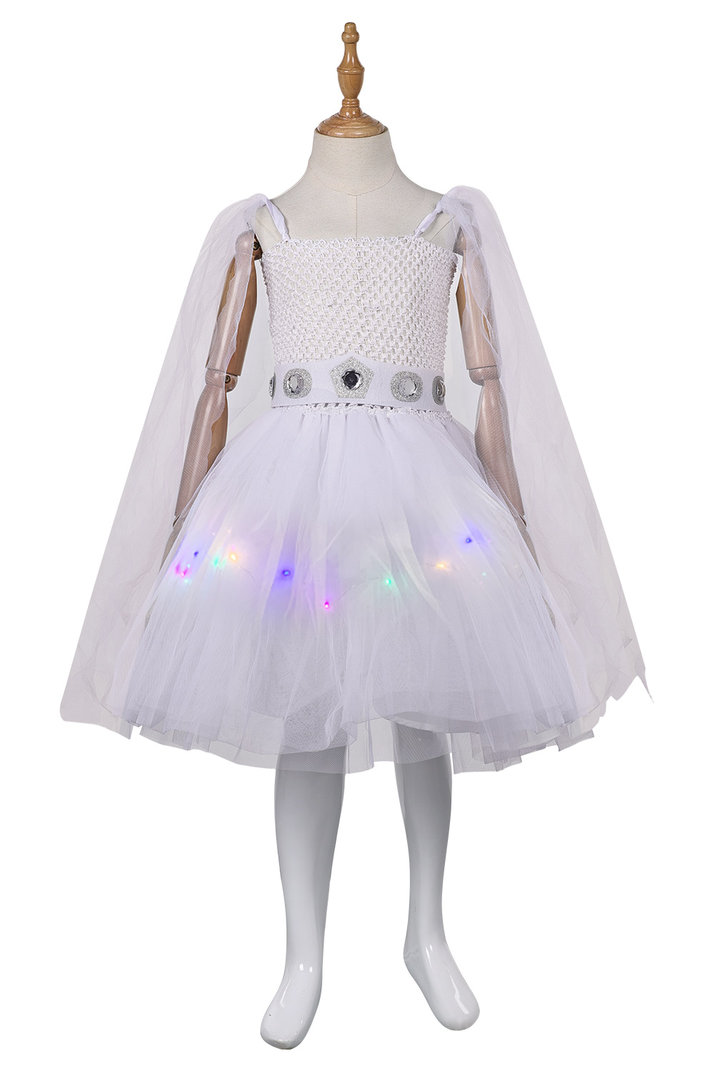 Princess Leia Organa Solo Girls Mesh Dress Outfits Halloween Christmas Suit Cosplay Costume Original Design