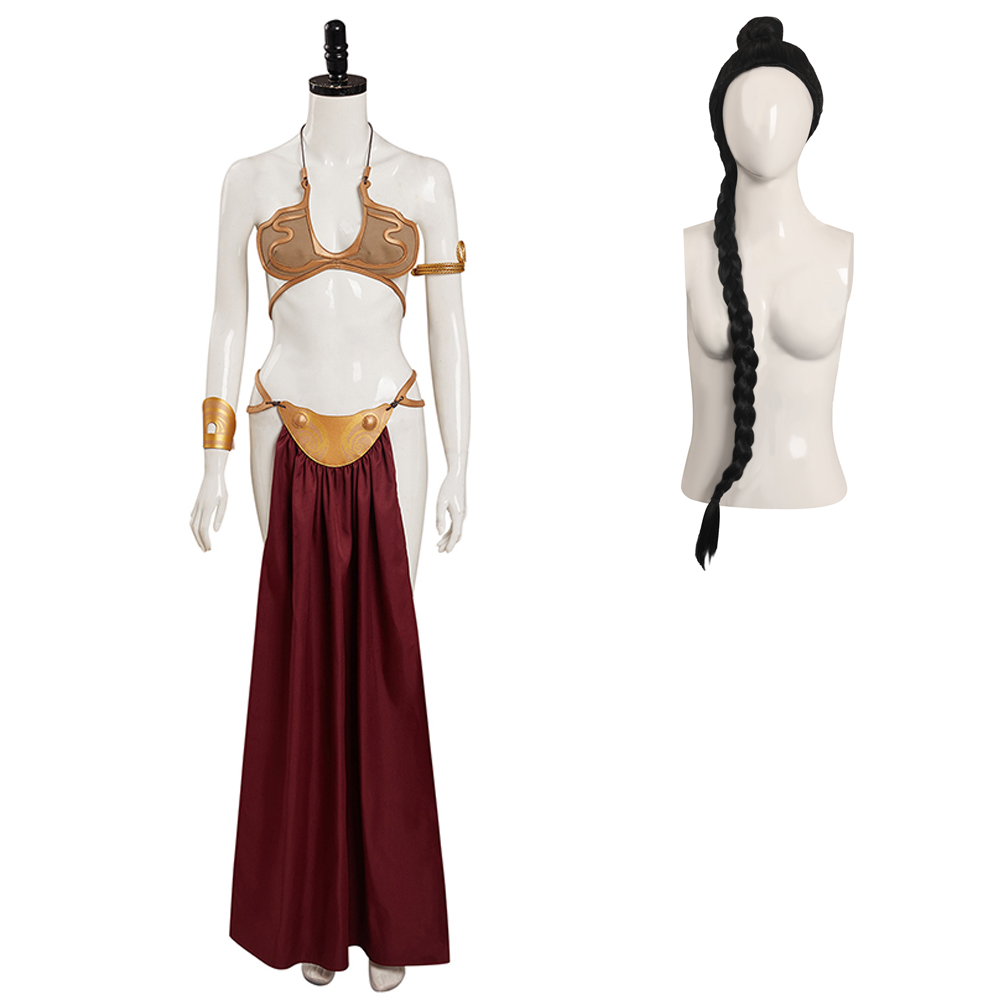 Princess Leia Sexy Bikini Outfits Lingerie Jaba Scene Halloween Party Cosplay Costume