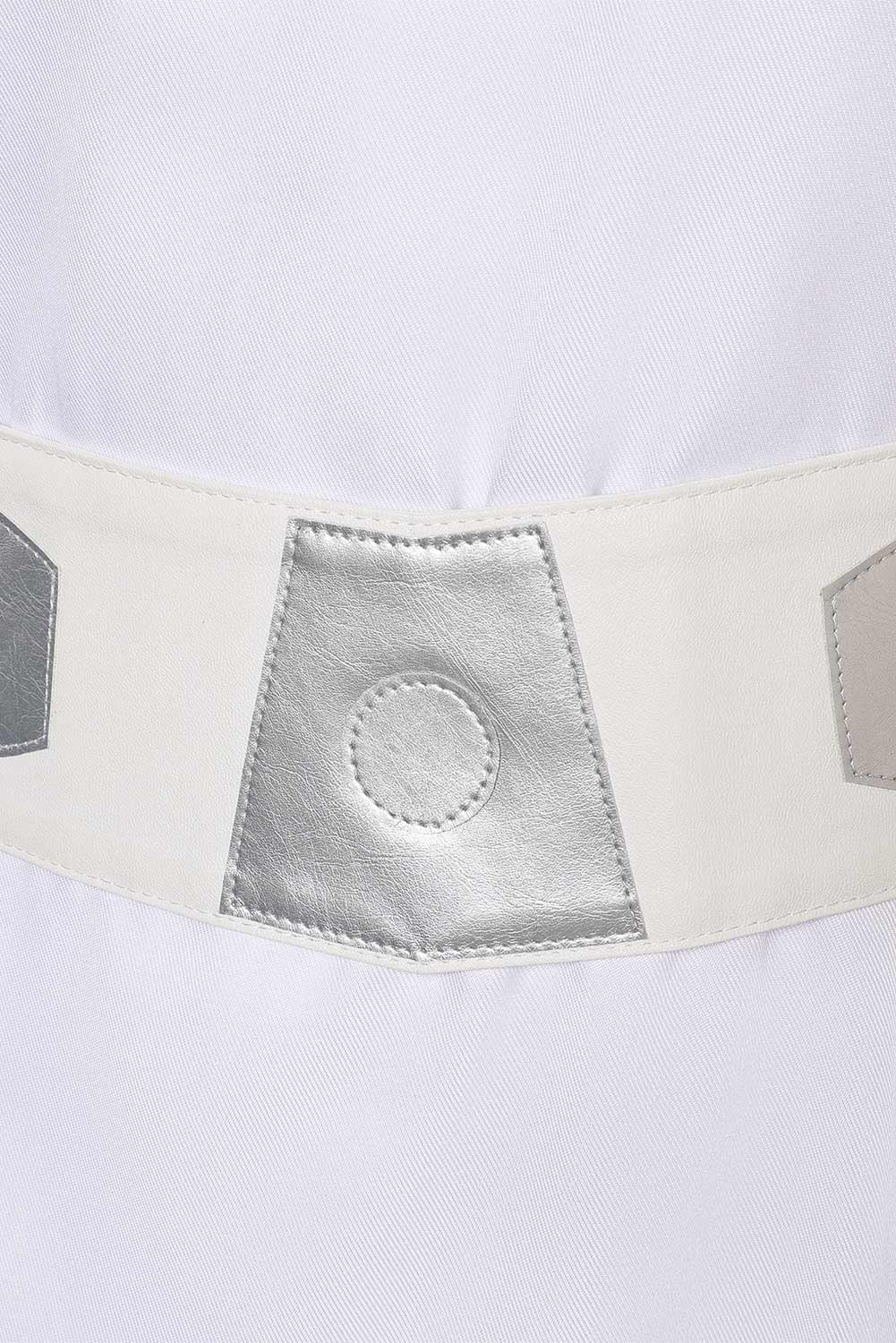 Princess Leia Women Dress With Hat Belt Set Outfits Halloween Carnival Suit Cosplay Costume