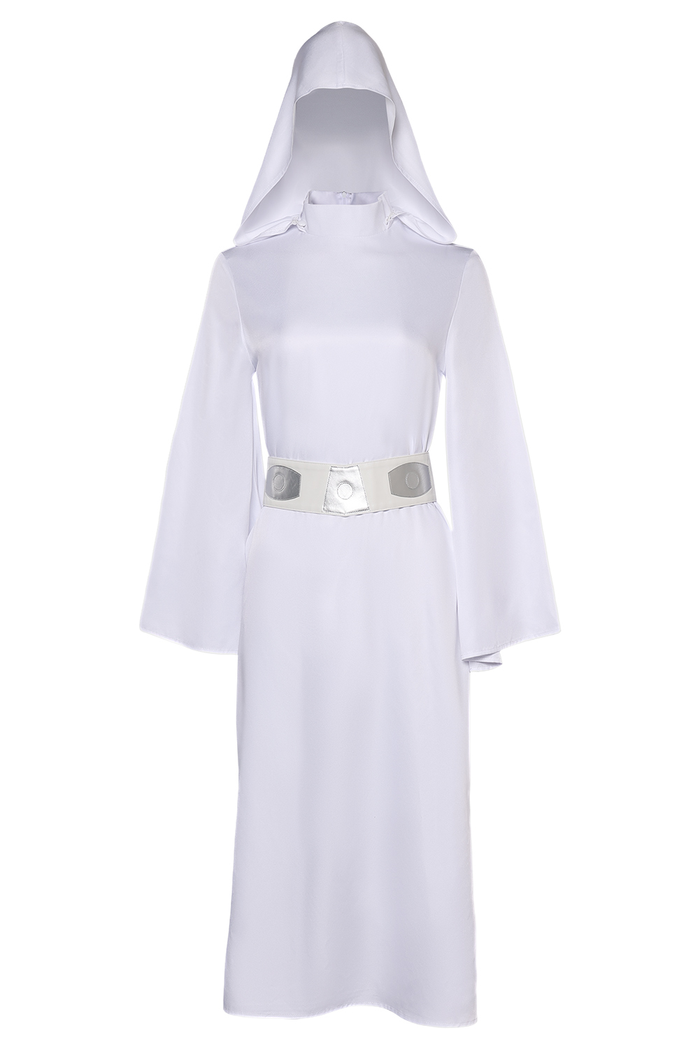 Princess Leia Women Dress With Hat Belt Set Outfits Halloween Carnival Suit Cosplay Costume