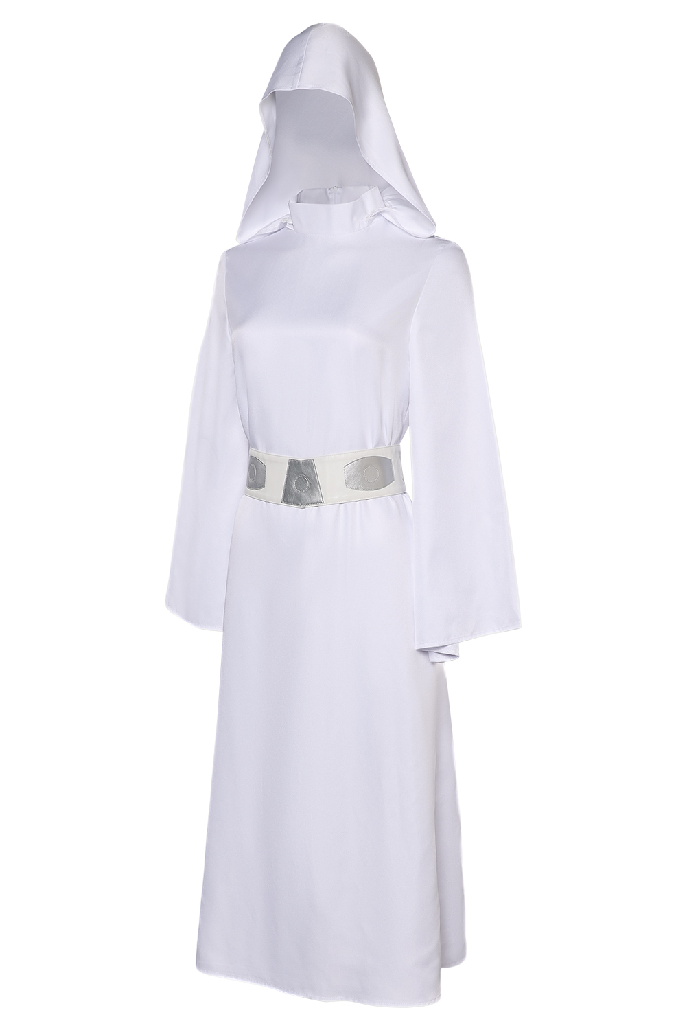 Princess Leia Women Dress With Hat Belt Set Outfits Halloween Carnival Suit Cosplay Costume