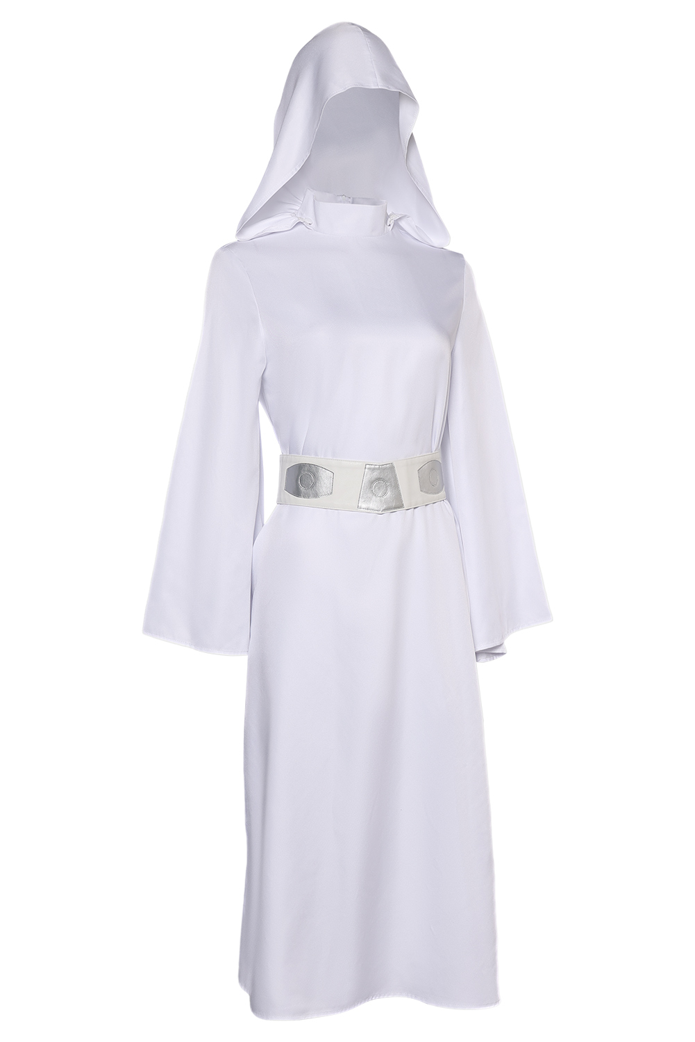 Princess Leia Women Dress With Hat Belt Set Outfits Halloween Carnival Suit Cosplay Costume