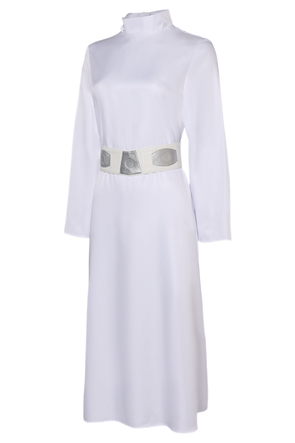 Princess Leia Women Dress With Hat Belt Set Outfits Halloween Carnival Suit Cosplay Costume