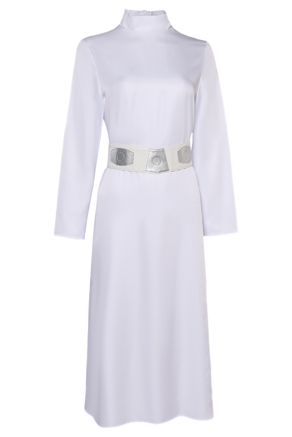 Princess Leia Women Dress With Hat Belt Set Outfits Halloween Carnival Suit Cosplay Costume
