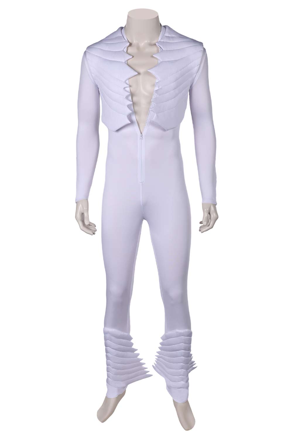 Queen Freddie Mercury White Rock and Roll Jumpsuit Outfits Halloween Carnival Suit Cosplay Costume