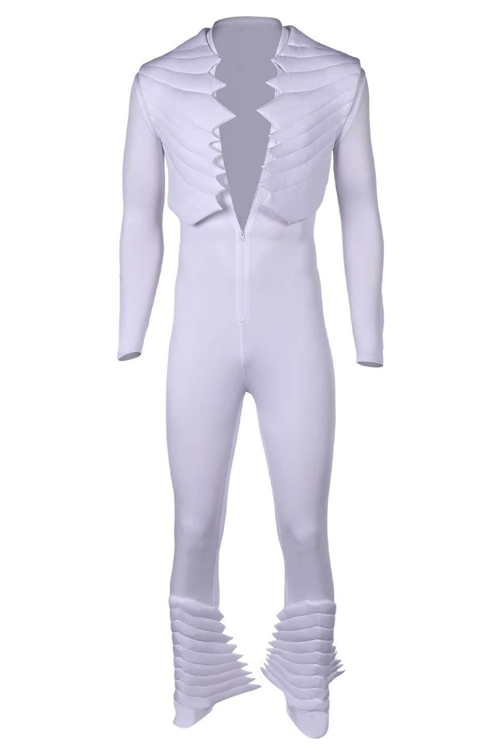 Queen Freddie Mercury White Rock and Roll Jumpsuit Outfits Halloween Carnival Suit Cosplay Costume