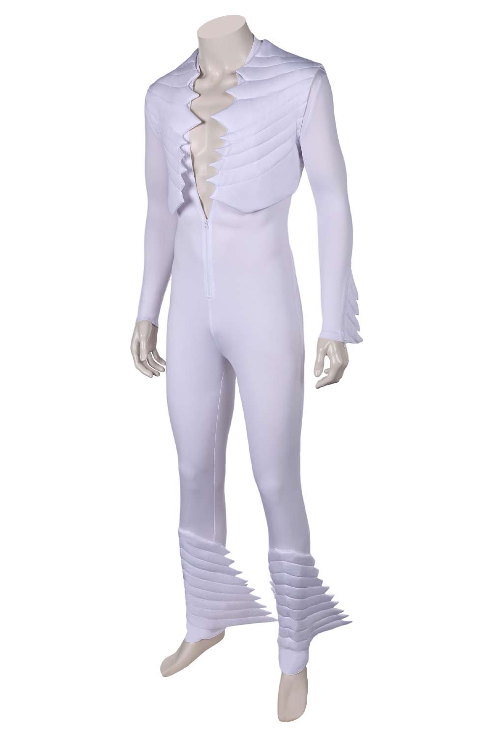 Queen Freddie Mercury White Rock and Roll Jumpsuit Outfits Halloween Carnival Suit Cosplay Costume