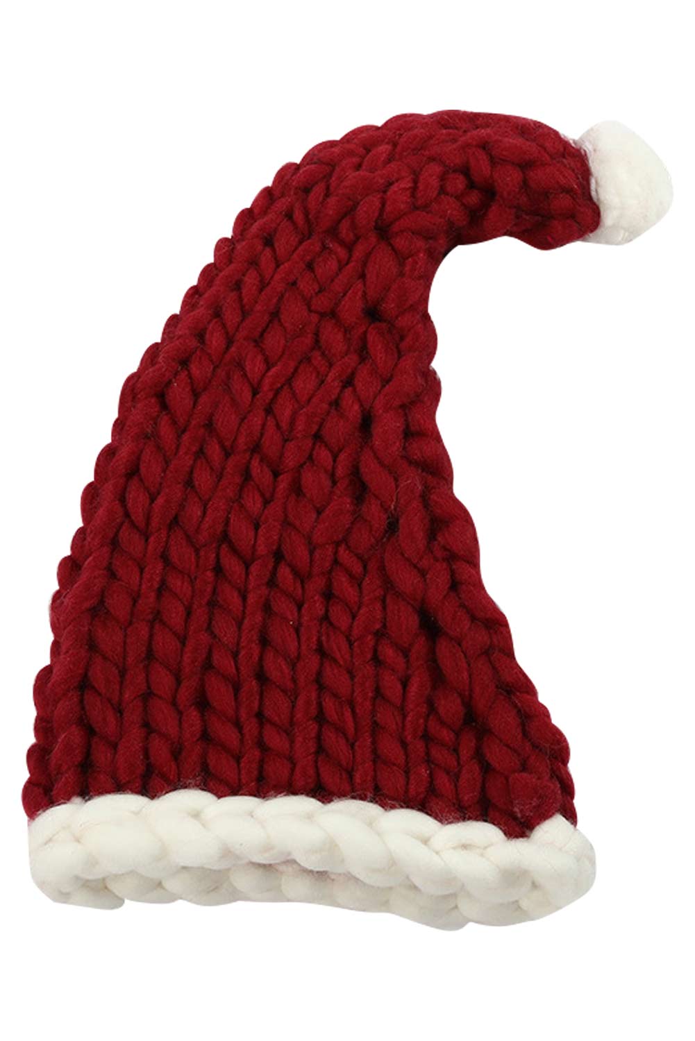 Red Kintted Christmas Cosplay Hat Halloween Costume Accessories