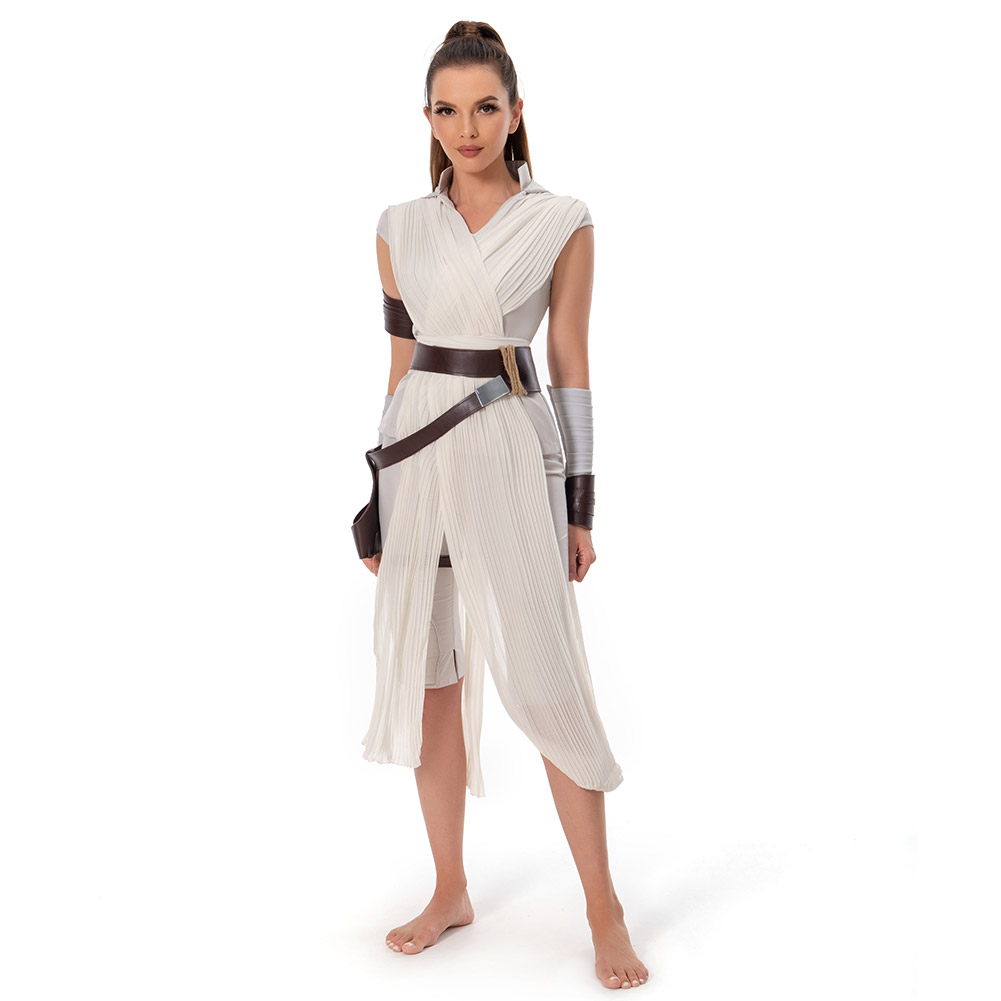 Rey Skywalker Cosplay Costume Outfit Dress Suit Uniform