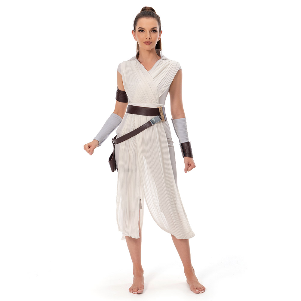 Rey Skywalker Cosplay Costume Outfit Dress Suit Uniform