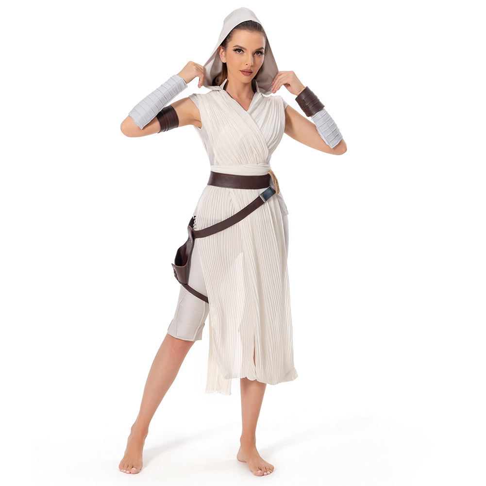 Rey Skywalker Cosplay Costume Outfit Dress Suit Uniform