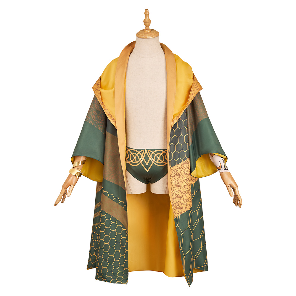 Rivals Loki Robe of Relaxation Robe Pants Set Halloween Carnival Party Cosplay Costume