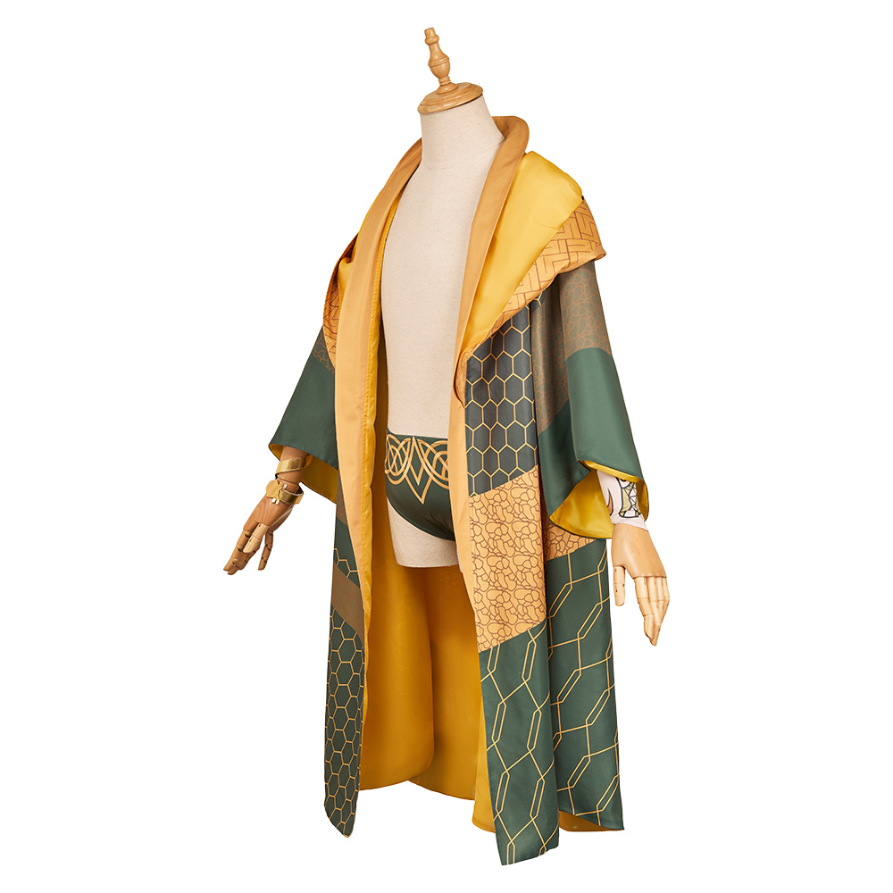 Rivals Loki Robe of Relaxation Robe Pants Set Halloween Carnival Party Cosplay Costume