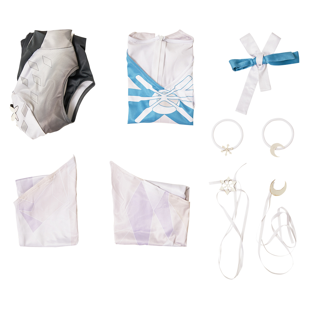 Rivals Luna Snow Cool Summer Swimsuit Set Halloween Carnival Party Cosplay Costume