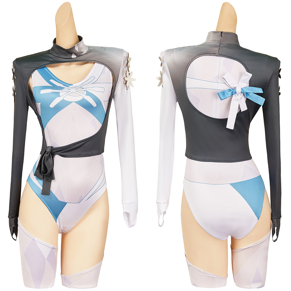 Rivals Luna Snow Cool Summer Swimsuit Set Halloween Carnival Party Cosplay Costume