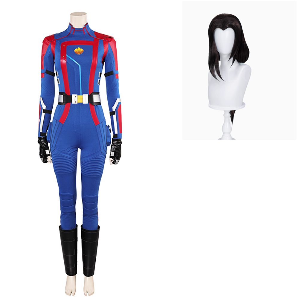Rivals Mantis Women Blue Jumpsuit Outfits Halloween Carnival Cosplay Costume
