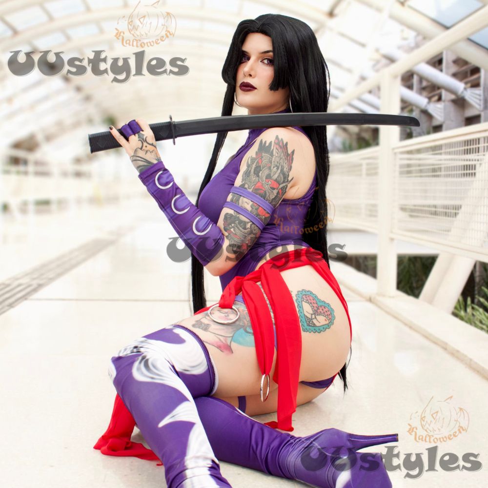 Rivals Psylocke Vengeance Skin Outfits Halloween Carnival Cosplay Costume