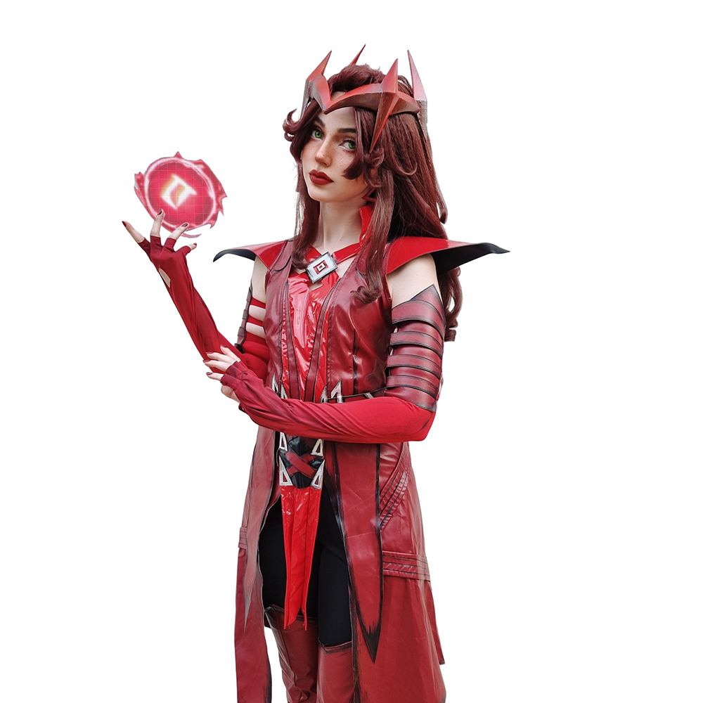 Rivals Scarlet Witch Red Outfits Halloween Carnival Cosplay Costume