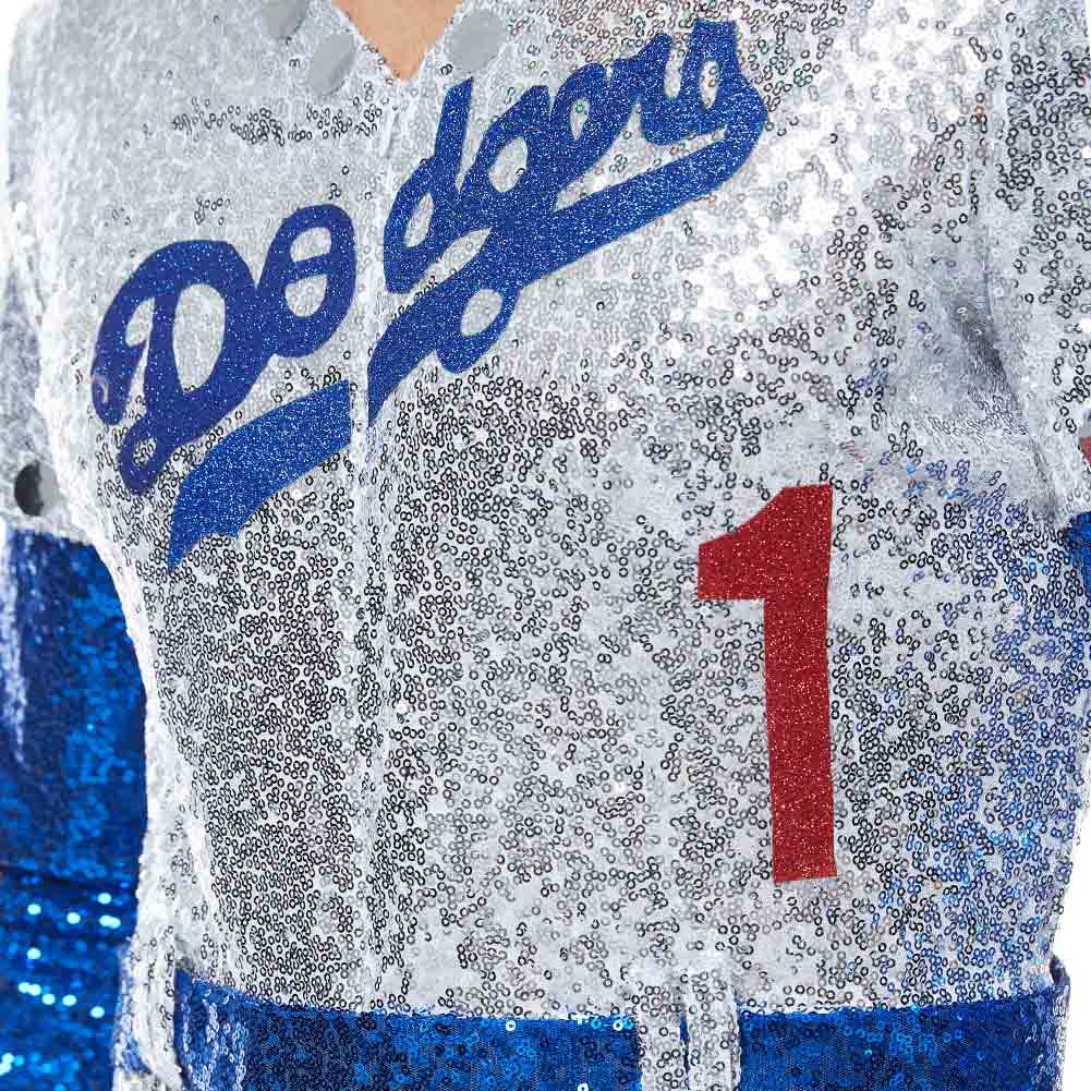 Rocketman Elton John Dodgers Baseball Uniform Cosplay Costume Halloween Suit