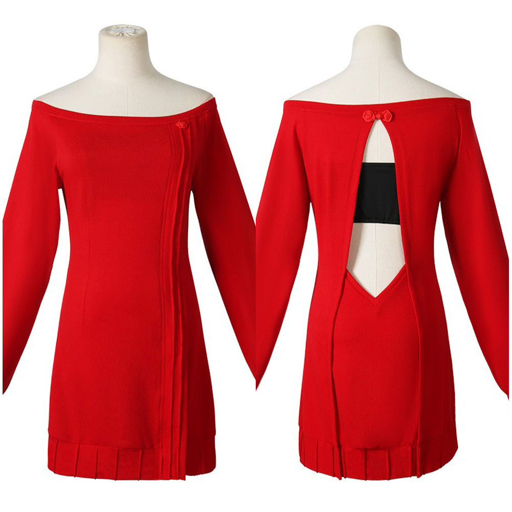 SPY×FAMILY Yor Forger Cosplay Costume Skirt Dress Festival Carnival Christmas Outfit