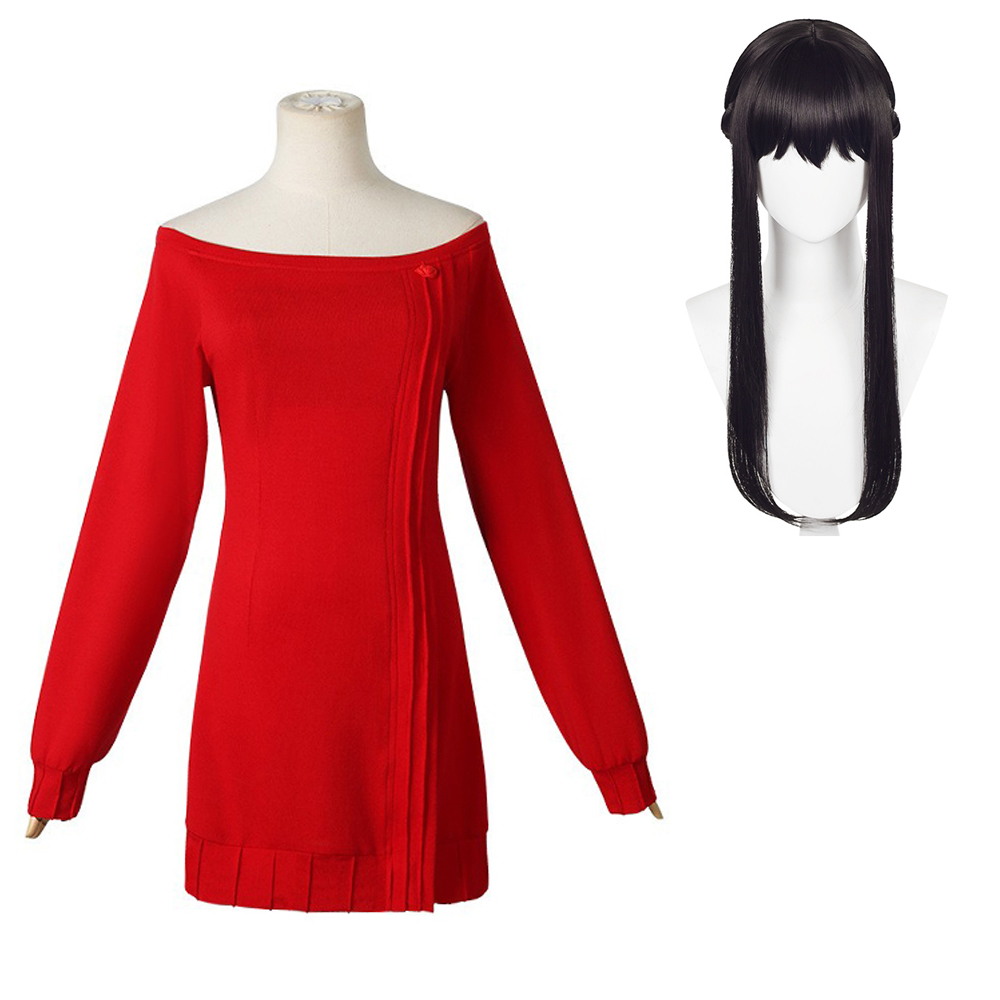 SPY×FAMILY Yor Forger Cosplay Costume Skirt Dress Festival Carnival Christmas Outfit