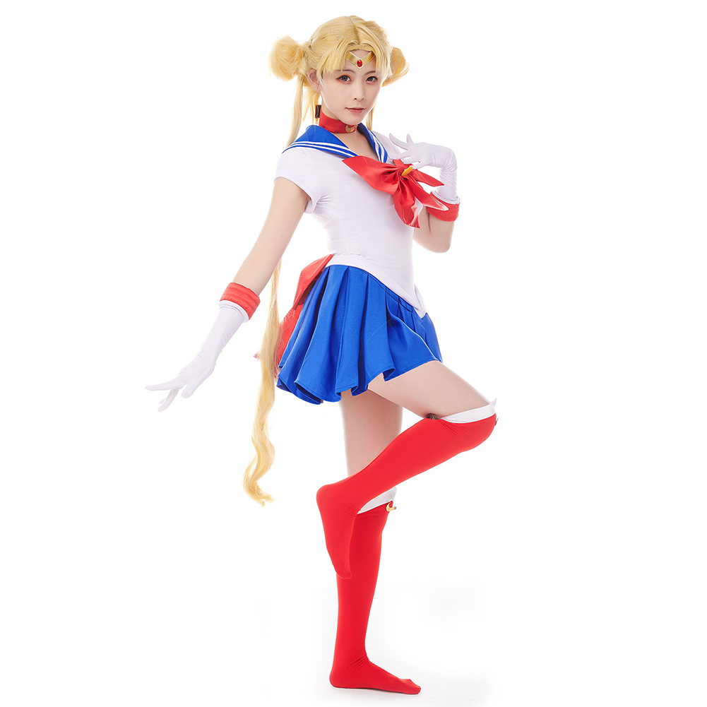 Sailor Moon Tsukino Usagi Uniform Dress Outfits Cosplay Costume