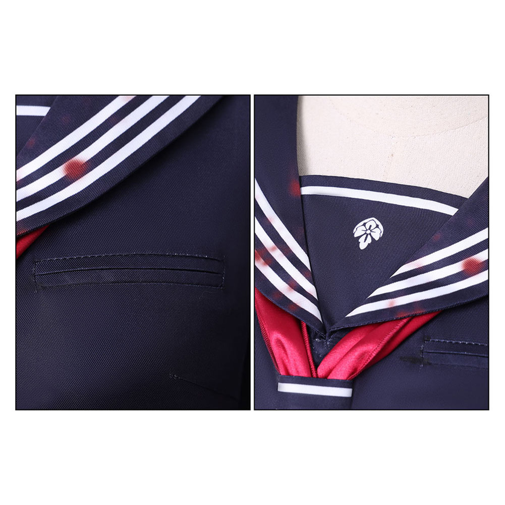 Silent Hill f Shimizu Hinako Uniform with Fur Hand Set Halloween Carnival Party Cosplay Costume