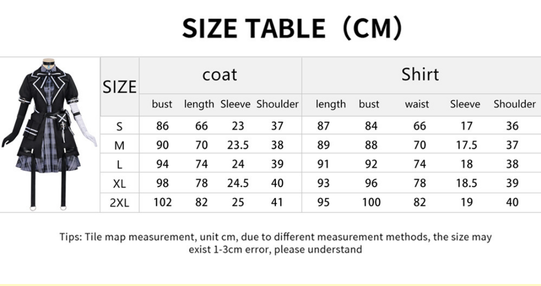 Magical Girl Witch Trials Tachibana Sherry Black Uniform Outfit Halloween Carnival Cosplay Costume