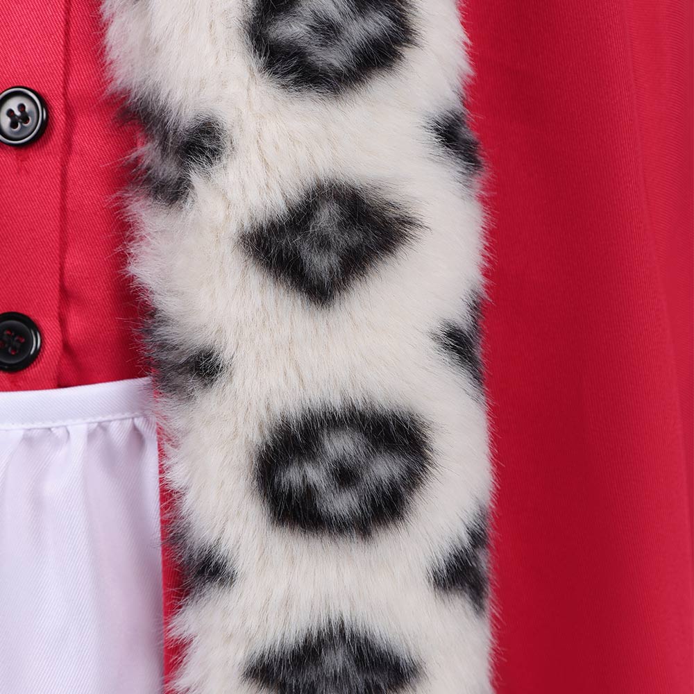 Snow Queen Gerda Kids Children Red Cloak Set Outfits Halloween Christmas Party Cosplay Costume