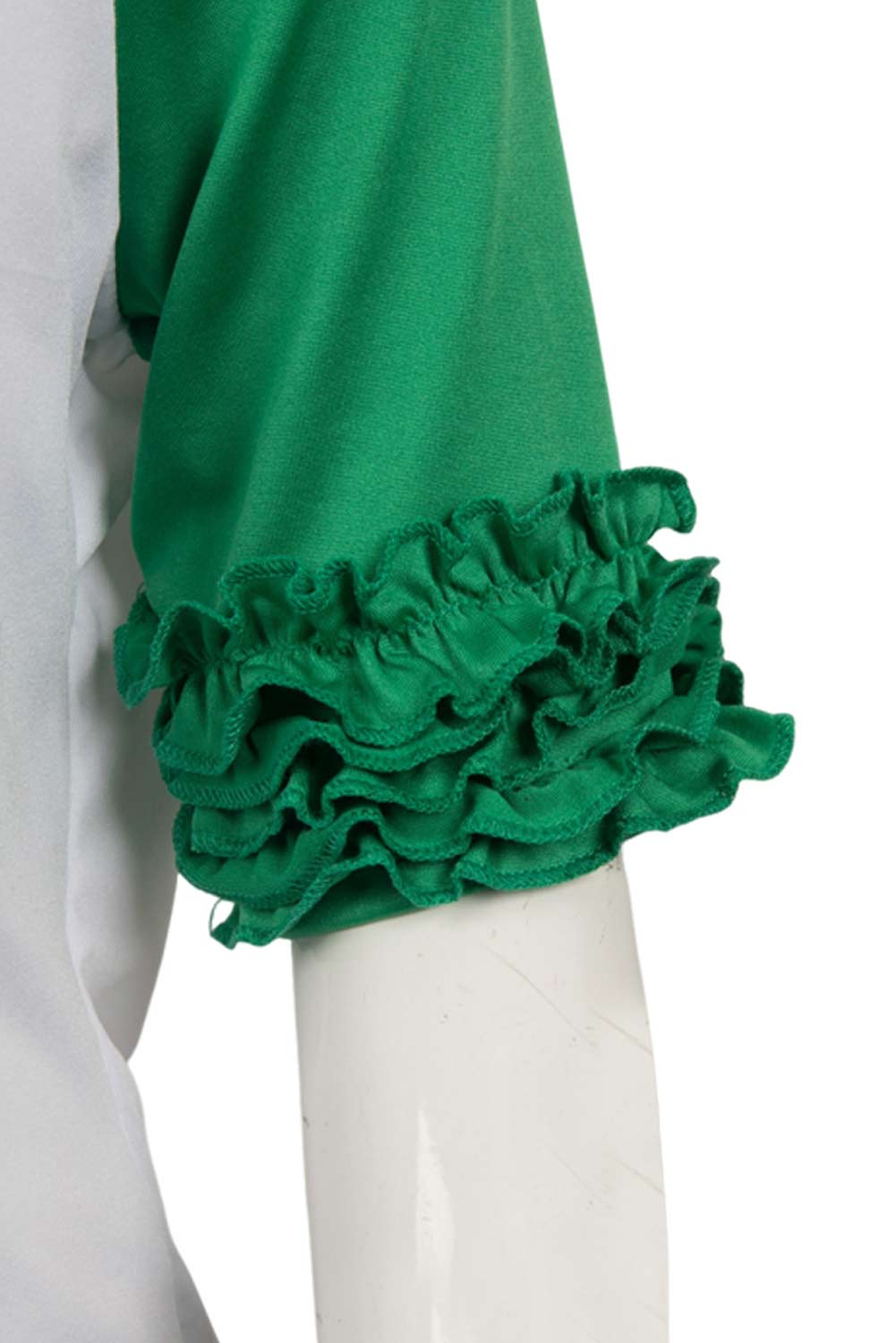 St. Patrick's Day Tutu Kids Girls Skirt With Headband Magic Wand Stickers Full Set Outfits Halloween Carnival Suit Cosplay Costume