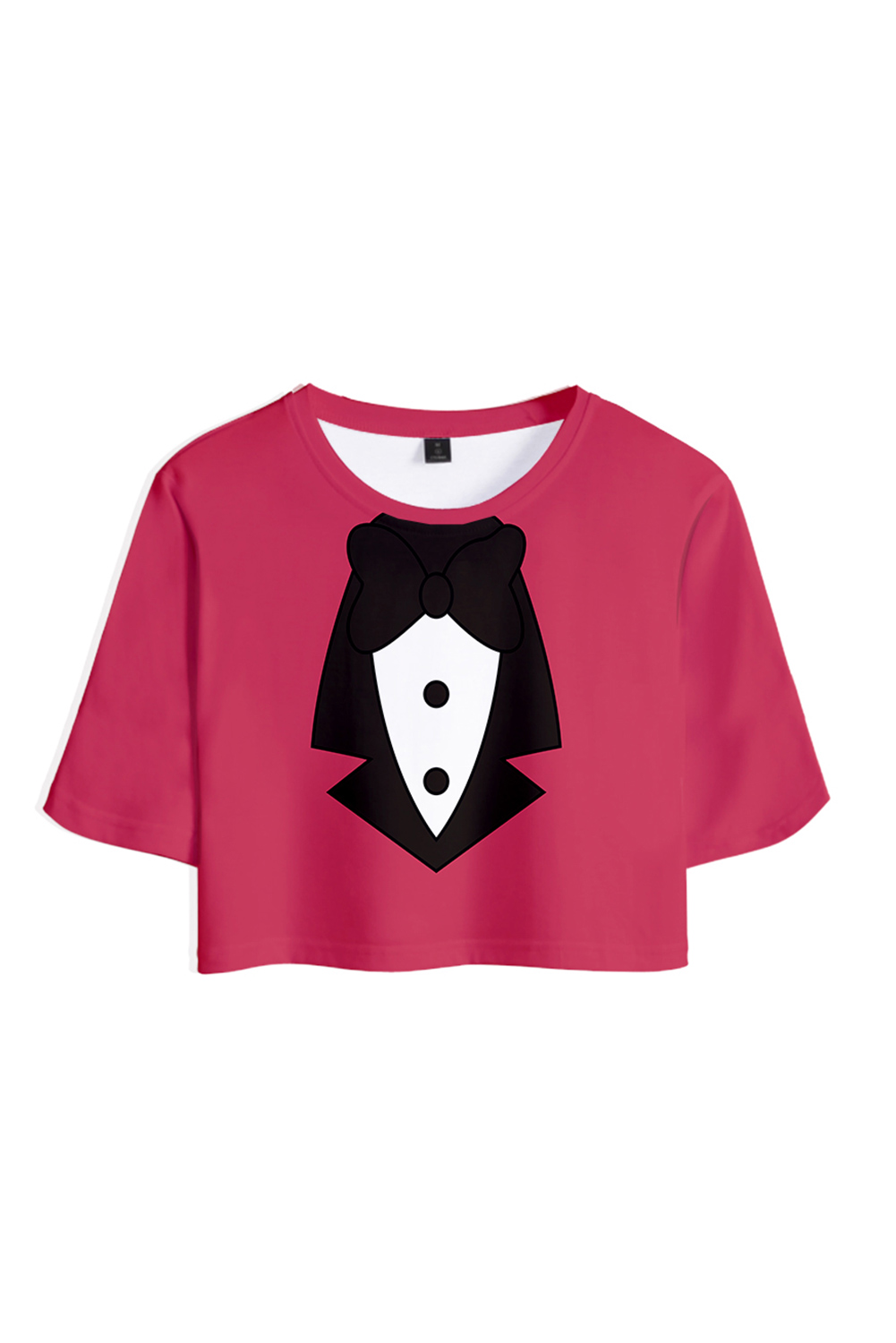 TV 2024 Hazbin Hotel Charlie Morningstar T-shirt and Shorts Kit Outfits Halloween Carnival Suit Cosplay Costume