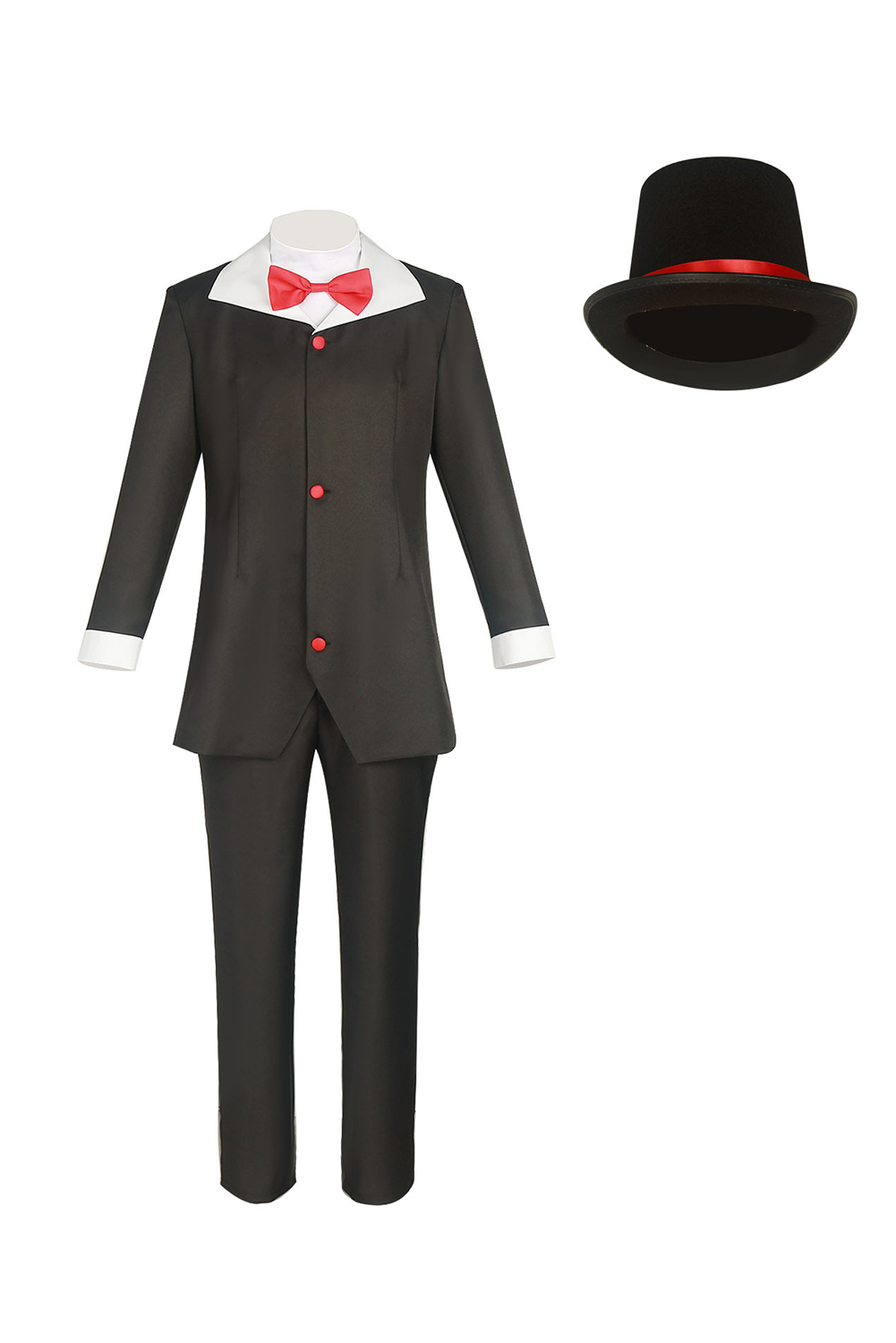 TV 2024 Hazbin Hotel Husk Uniform With Hat Outfits Halloween Carnival ...