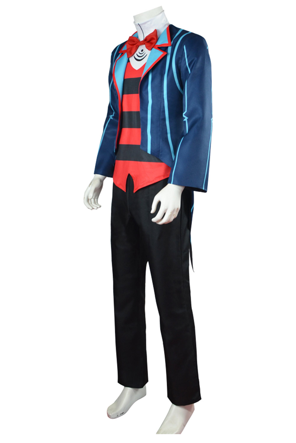 TV 2024 Helluva Boss Hazbin Hotel Vox Blue Outfit Party Carnival Halloween Cosplay Costume