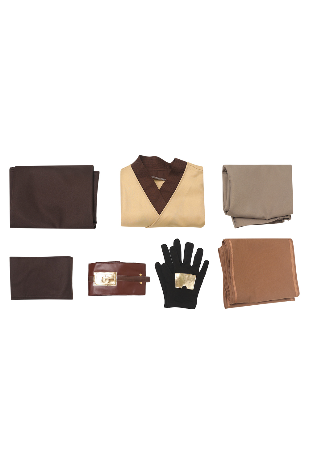 TV 2024 The Acolyte Torbin Brown Jedi Full Set Outfits Halloween Carnival Suit Cosplay Costume