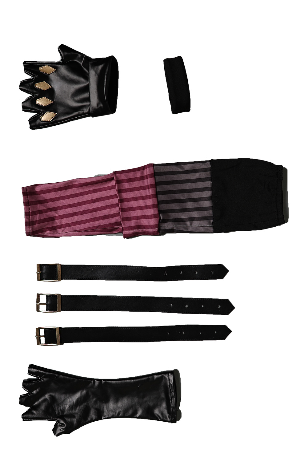 TV Arcane: League of Legends Season 2 (2024) Jinx Cosplay Leather Belt Gloves Set Halloween Carnival Accessories