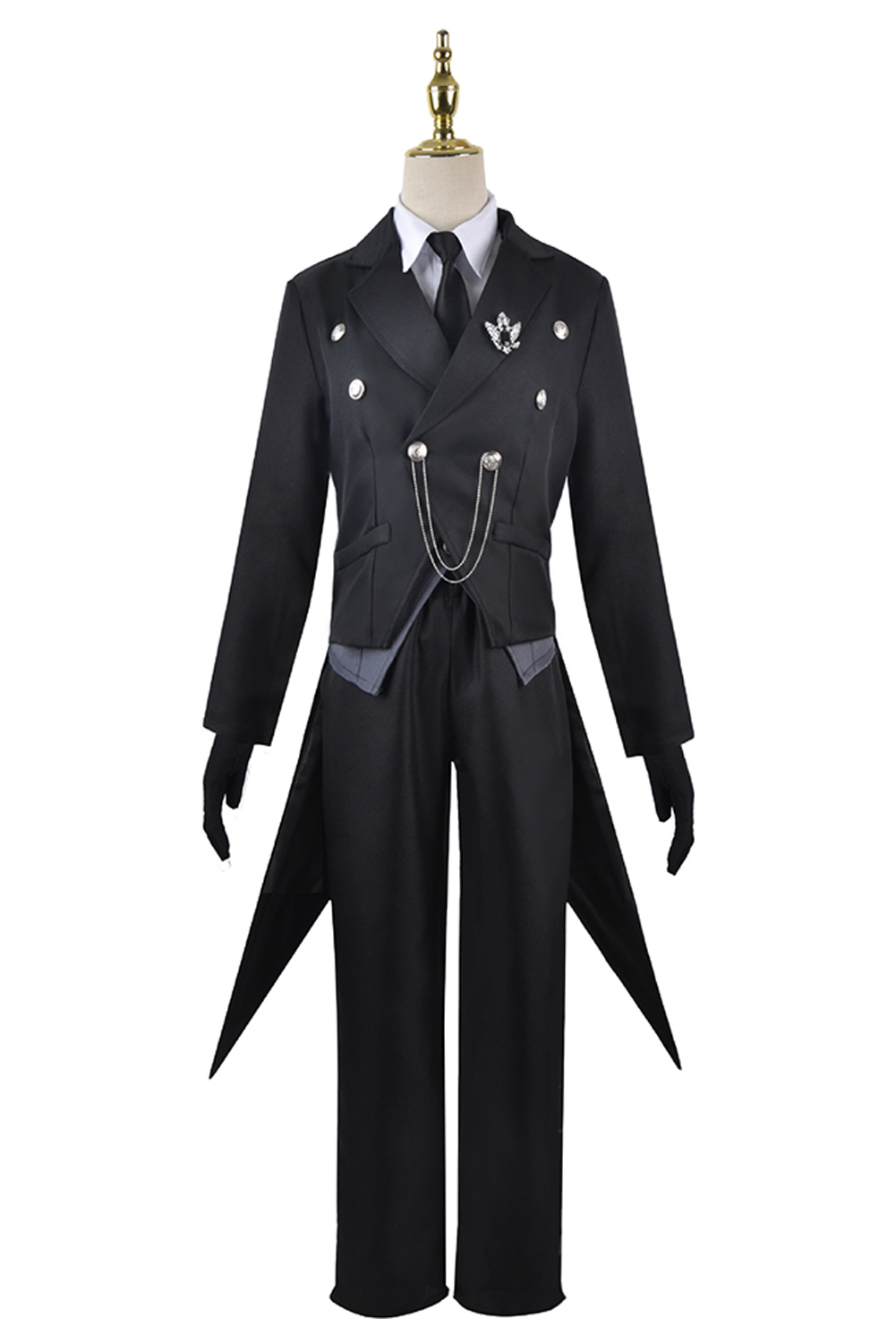TV Black Butler Sebastian Michaelis Sebas Outfits Halloween Carnival Suit Cosplay Costume
