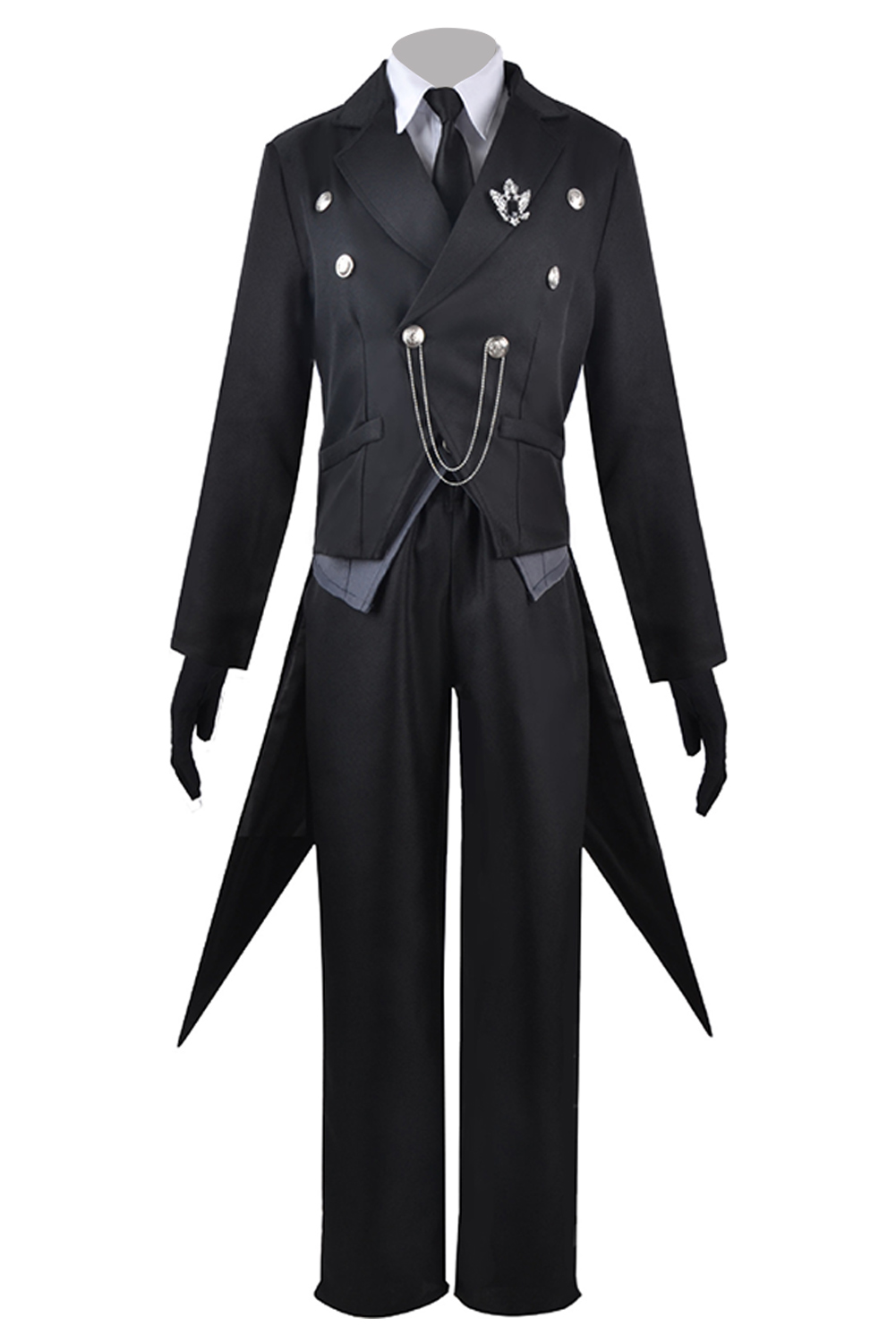 TV Black Butler Sebastian Michaelis Sebas Outfits Halloween Carnival Suit Cosplay Costume
