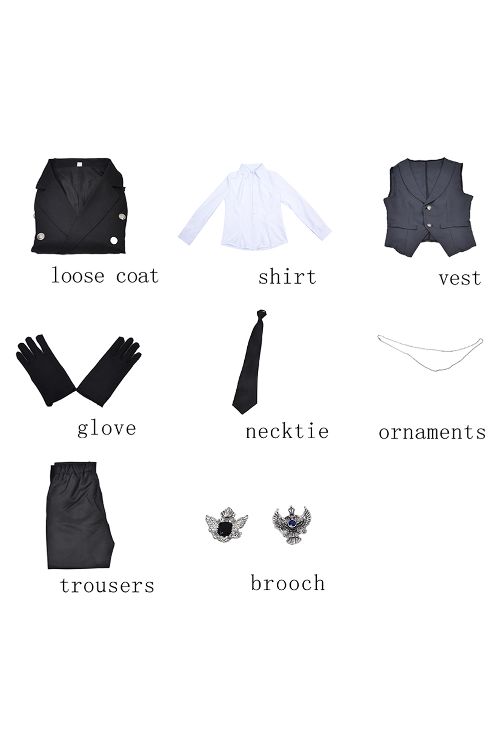 TV Black Butler Sebastian Michaelis Sebas Outfits Halloween Carnival Suit Cosplay Costume