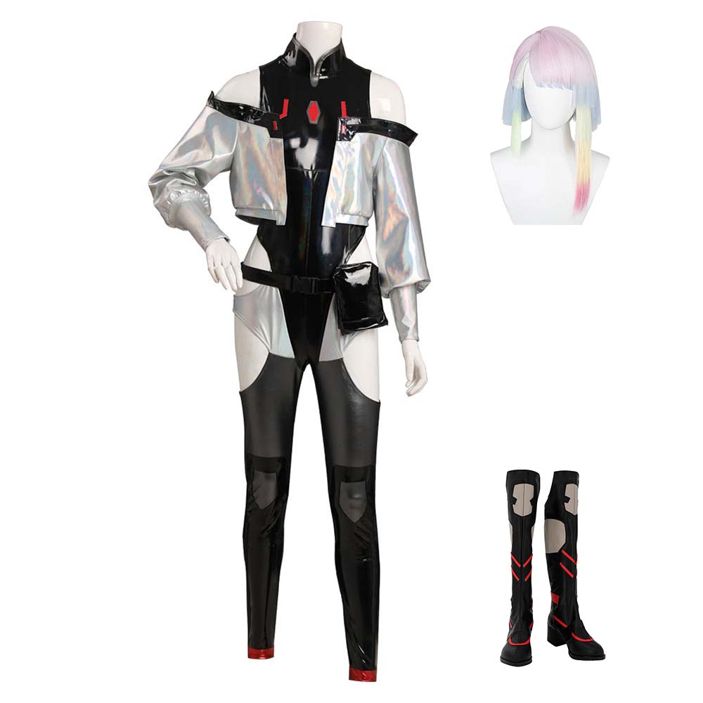 TV Cyberpunk: Edgerunners - Lucy Cosplay Costume Punk Outfits Halloween Carnival Suit