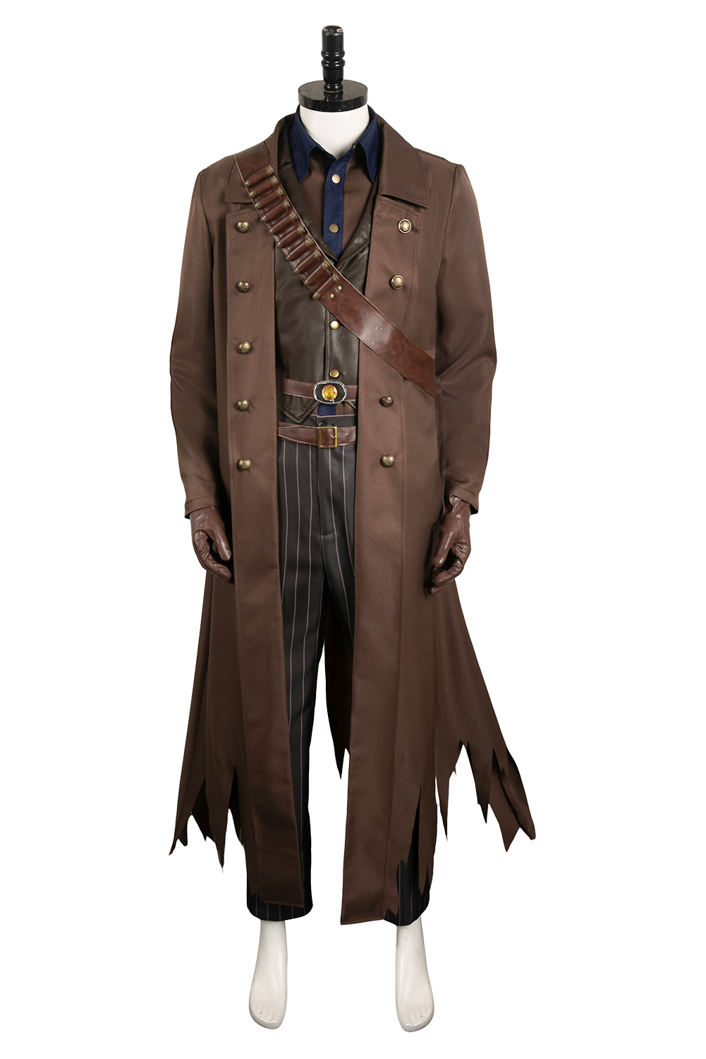 TV Fallout The Ghoul Cooper Howard Brown Outfit Halloween Carnival Suit Cosplay Costume
