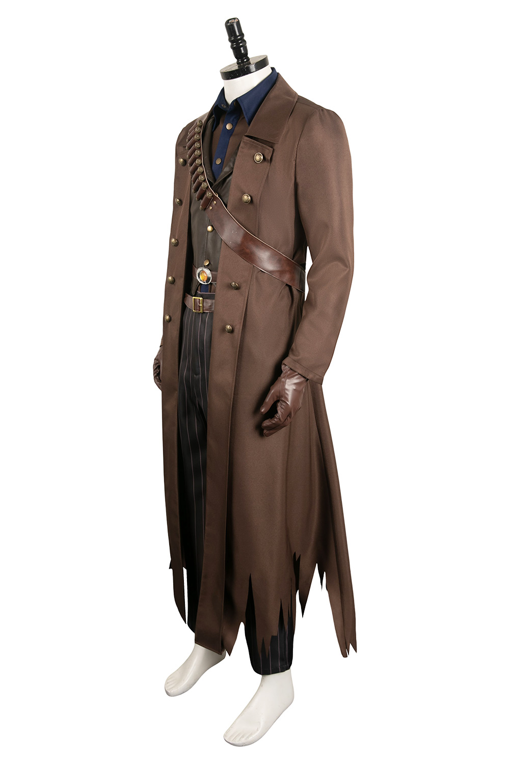 TV Fallout The Ghoul Cooper Howard Brown Outfit Halloween Carnival Suit Cosplay Costume