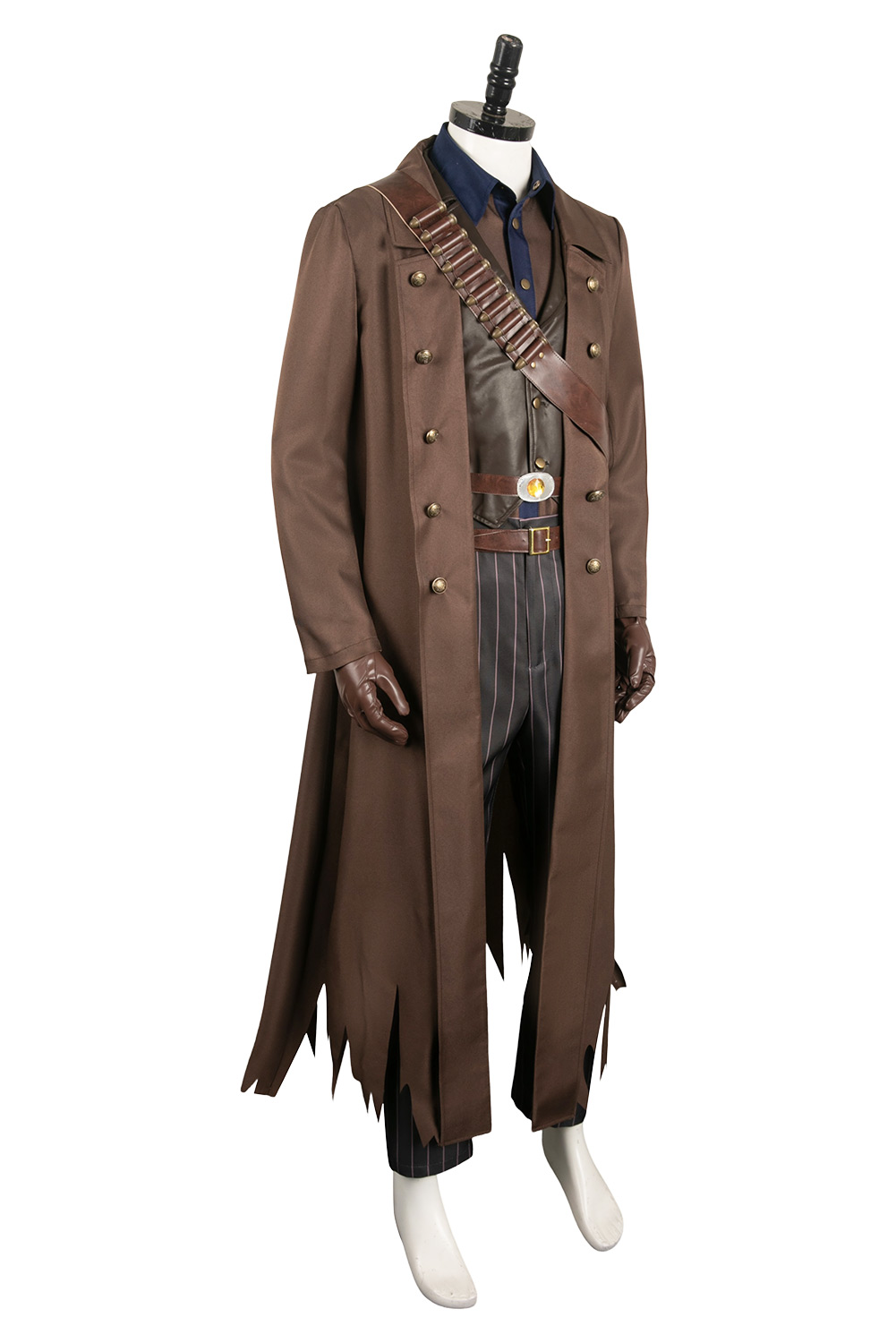 TV Fallout The Ghoul Cooper Howard Brown Outfit Halloween Carnival Suit Cosplay Costume