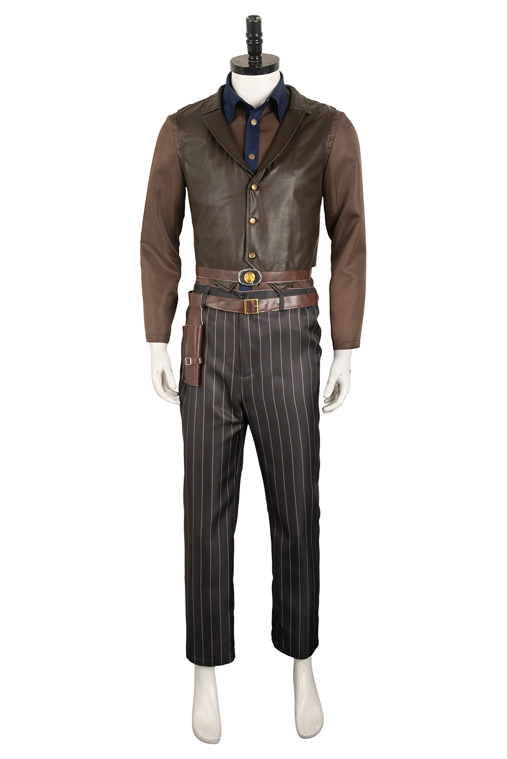 TV Fallout The Ghoul Cooper Howard Brown Outfit Halloween Carnival Suit Cosplay Costume