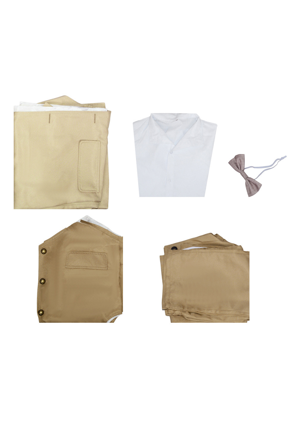 TV Good Omens Season 2 Aziraphale Roleplau Uniform Outfits Halloween Carnival Suit Cosplay Costume